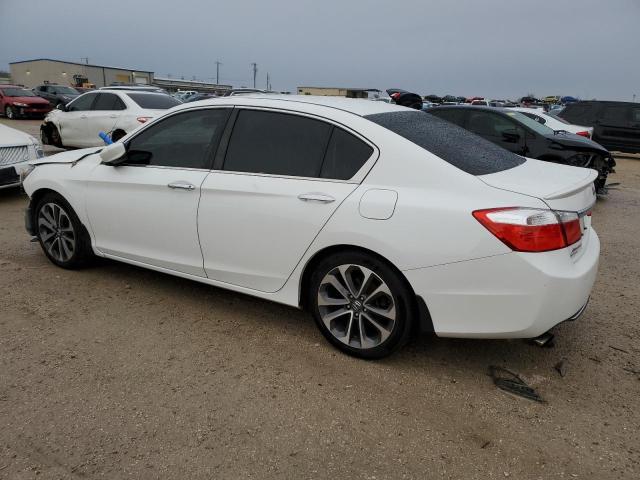 1HGCR2F54FA266742 - 2015 HONDA ACCORD SPORT WHITE photo 2