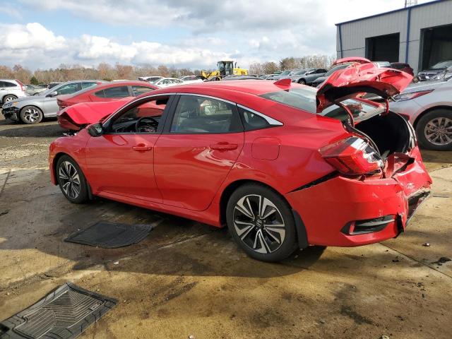 JHMFC1F72JX031947 - 2018 HONDA CIVIC EXL წითელი ფოტო 2