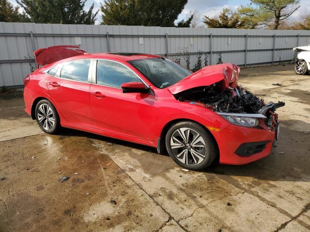 JHMFC1F72JX031947 - 2018 HONDA CIVIC EXL წითელი ფოტო 4