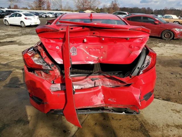 JHMFC1F72JX031947 - 2018 HONDA CIVIC EXL წითელი ფოტო 6
