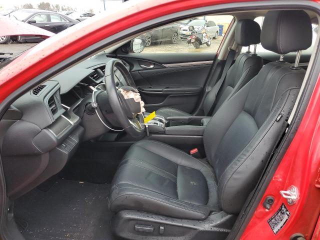 JHMFC1F72JX031947 - 2018 HONDA CIVIC EXL წითელი ფოტო 7
