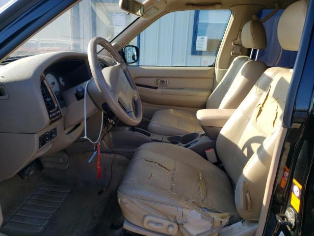 JN8DR07X21W506457 - 2001 NISSAN PATHFINDER LE BLACK photo 7