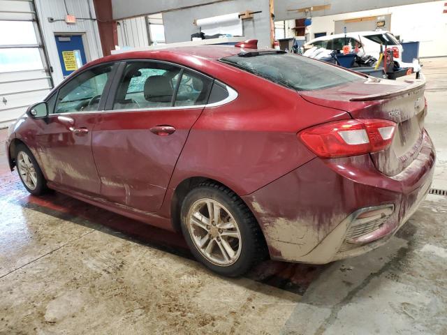 1G1BE5SM3G7311617 - 2016 CHEVROLET CRUZE LT RED photo 2