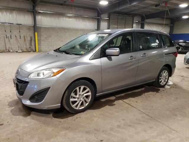 JM1CW2BL2C0113435 - 2012 MAZDA 5 SILVER photo 1