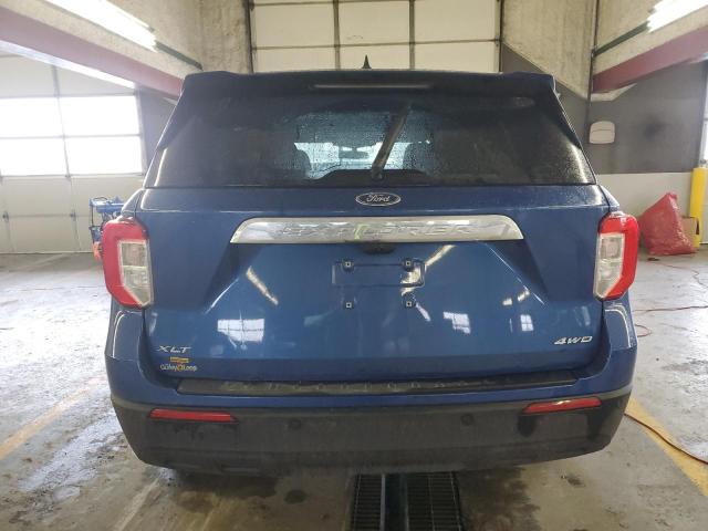 1FMSK8DH5NGA73893 - 2022 FORD EXPLORER XLT BLUE photo 6