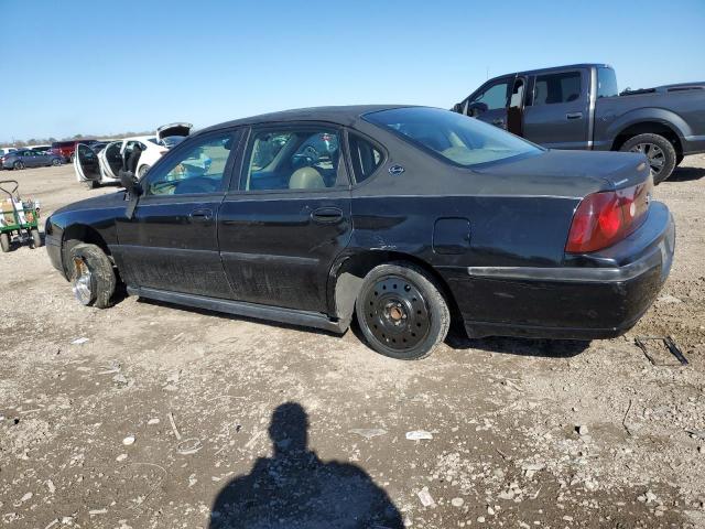 2G1WF52E329138664 - 2002 CHEVROLET IMPALA BLACK photo 2