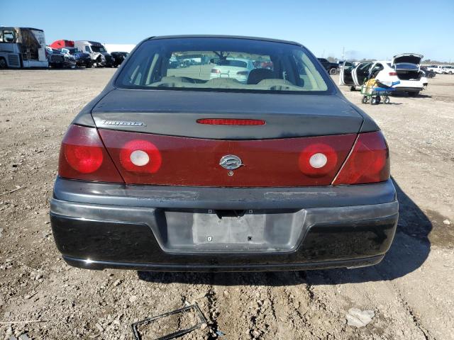 2G1WF52E329138664 - 2002 CHEVROLET IMPALA BLACK photo 6