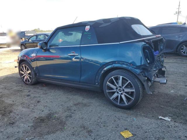 WMWWJ5C09M3M31308 - 2021 MINI COOPER S BLUE photo 2