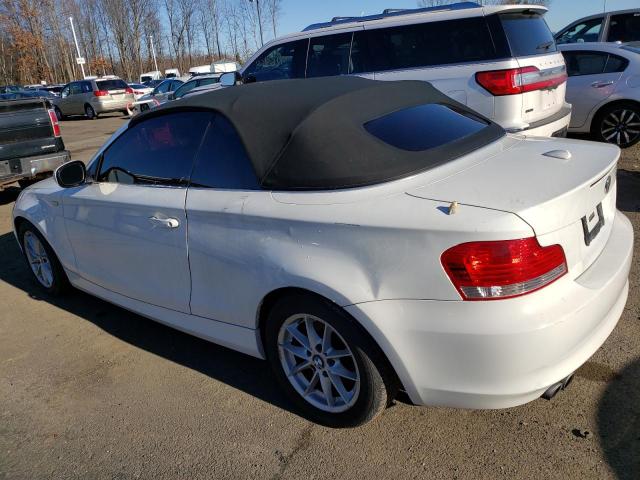 WBAUL7C54AVJ78326 - 2010 BMW 128 I WHITE photo 2