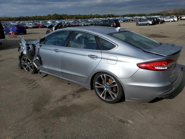 3FA6P0D91LR153186 - 2020 FORD FUSION TITANIUM SILVER photo 2