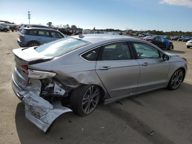 3FA6P0D91LR153186 - 2020 FORD FUSION TITANIUM SILVER photo 3