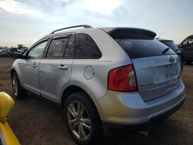 2FMDK3JC1DBB85813 - 2013 FORD EDGE SEL SILVER photo 2