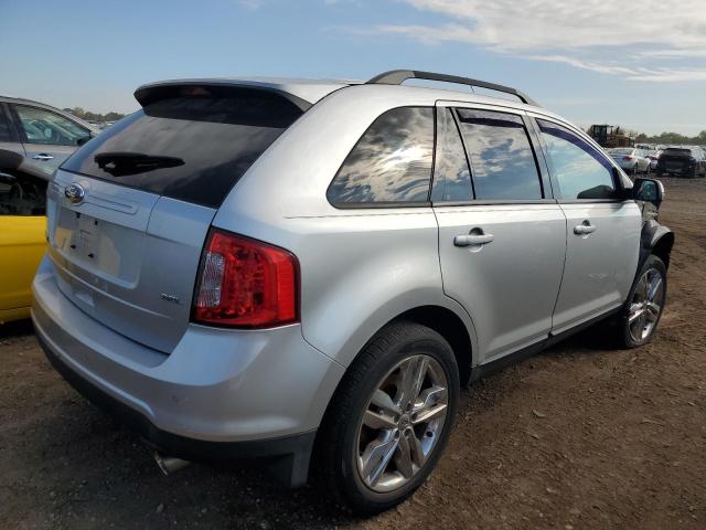 2FMDK3JC1DBB85813 - 2013 FORD EDGE SEL SILVER photo 3