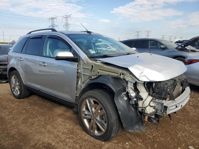 2FMDK3JC1DBB85813 - 2013 FORD EDGE SEL SILVER photo 4