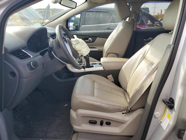 2FMDK3JC1DBB85813 - 2013 FORD EDGE SEL SILVER photo 7