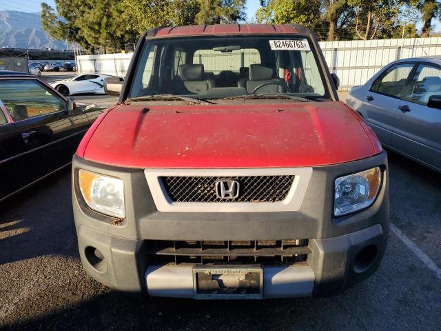 5J6YH28606L015339 - 2006 HONDA ELEMENT EX RED photo 5