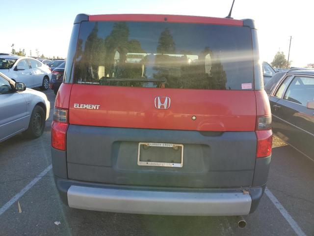 5J6YH28606L015339 - 2006 HONDA ELEMENT EX RED photo 6