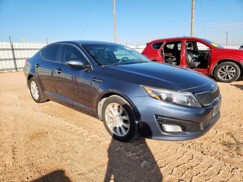 5XXGN4A72FG407991 - 2015 KIA OPTIMA EX BLUE photo 4