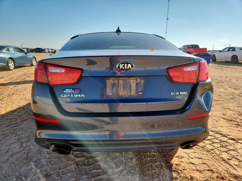 5XXGN4A72FG407991 - 2015 KIA OPTIMA EX BLUE photo 6