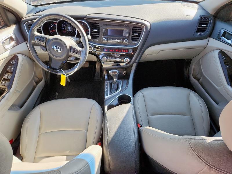 5XXGN4A72FG407991 - 2015 KIA OPTIMA EX BLUE photo 8