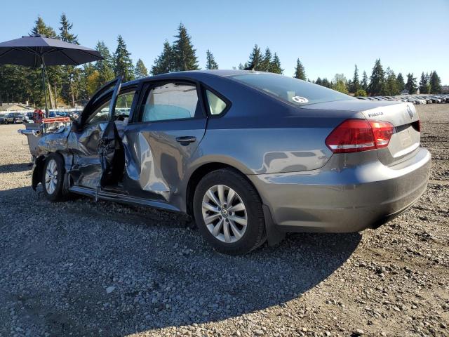 1VWAT7A37FC006055 - 2015 VOLKSWAGEN PASSAT S GRAY photo 2