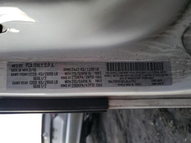 ZFBERFABXJ6J47152 - 2018 RAM PROMASTER 白色 照片 12