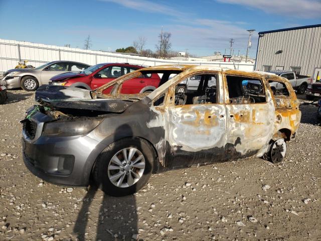 KNDMB5C13G6105684 - 2016 KIA SEDONA LX GRAY photo 1