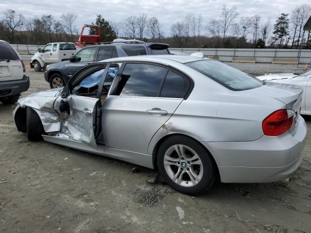 WBAVA33548P142895 - 2008 BMW 328 I SILVER photo 2