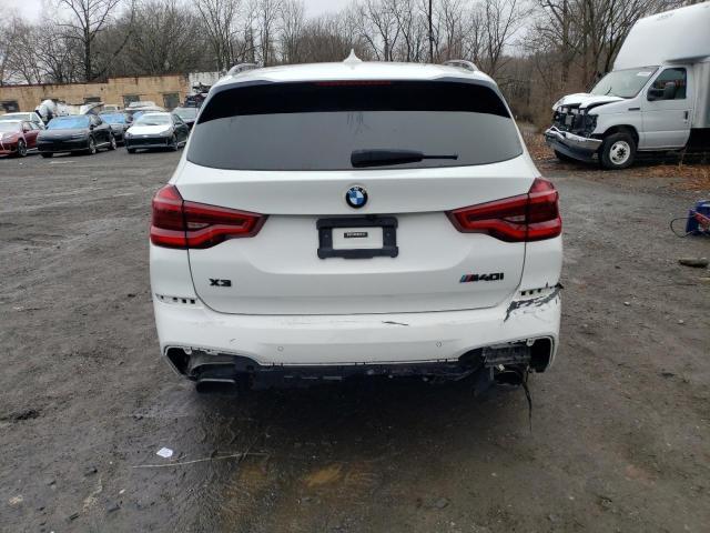 5UXTY9C00L9B30173 - 2020 BMW X3 XDRIVEM40I WHITE photo 6