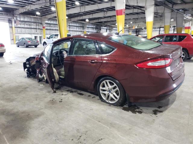 3FA6P0H70GR268277 - 2016 FORD FUSION SE BURGUNDY photo 2