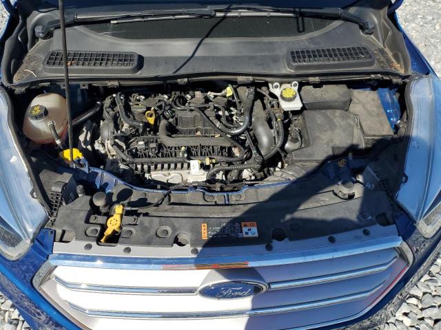 1FMCU0HD6KUB21051 - 2019 FORD ESCAPE SEL BLUE photo 12