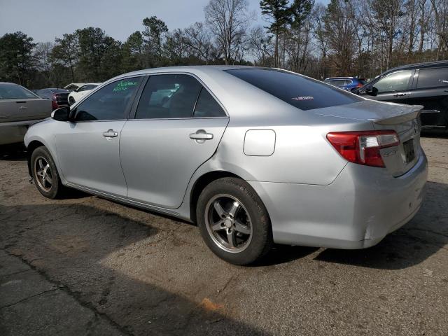 4T1BF1FK1CU004279 - 2012 TOYOTA CAMRY BASE SILVER photo 2