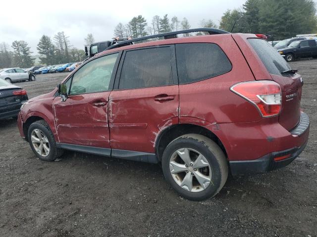 JF2SJADC6FH594315 - 2015 SUBARU FORESTER 2.5I PREMIUM 红色 照片 2