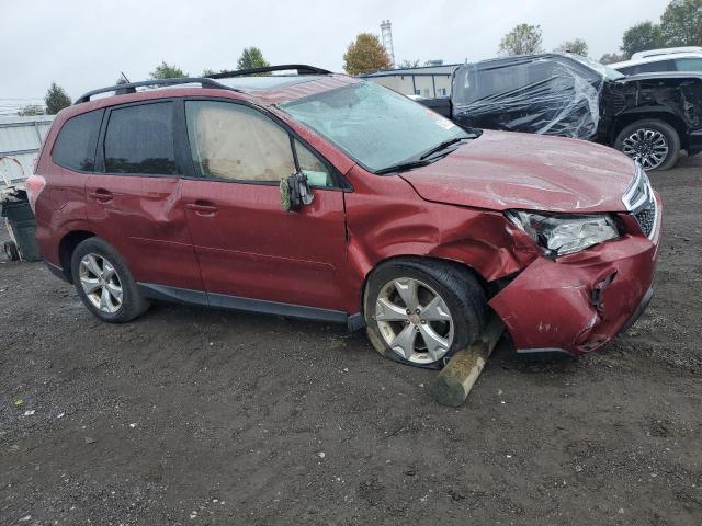 JF2SJADC6FH594315 - 2015 SUBARU FORESTER 2.5I PREMIUM 红色 照片 4