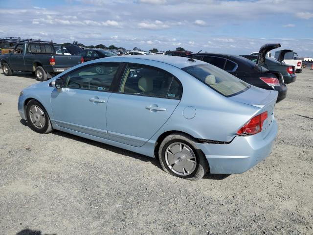 JHMFA36297S026482 - 2007 HONDA CIVIC HYBRID ტურკოუსი ფოტო 2