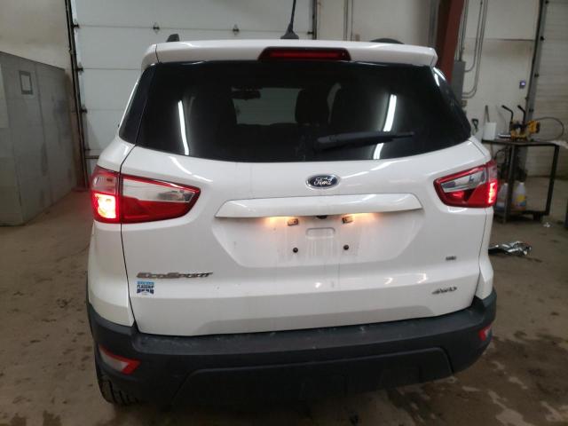 MAJ6S3GL1LC318238 - 2020 FORD ECOSPORT SE WHITE photo 6