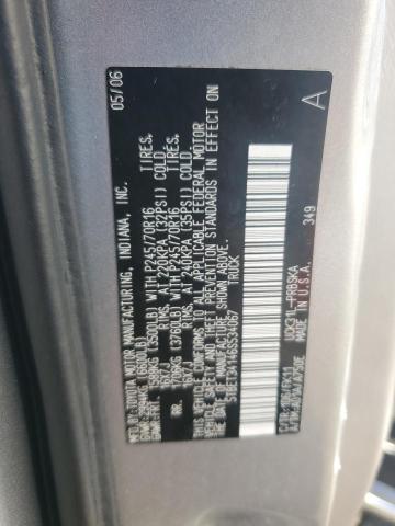 5TBET34146S534067 - 2006 TOYOTA TUNDRA DOUBLE CAB SR5 SILVER photo 12