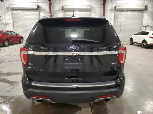 1FM5K8D83JGB76947 - 2018 FORD EXPLORER XLT Schwarz Foto 6