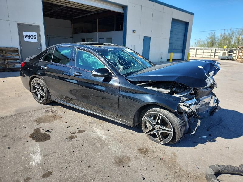 55SWF8EB1KU322375 - 2019 MERCEDES-BENZ C 300 4MATIC BLACK photo 4