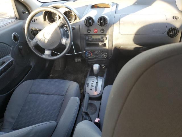 KL1TD66607B694761 - 2007 CHEVROLET AVEO BASE Gümüş foto 8