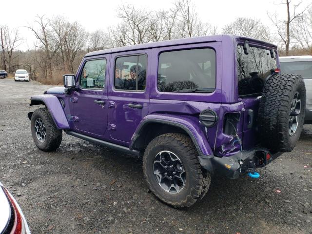 1C4JJXR63PW585942 - 2023 JEEP WRANGLER RUBICON 4XE PURPLE photo 2