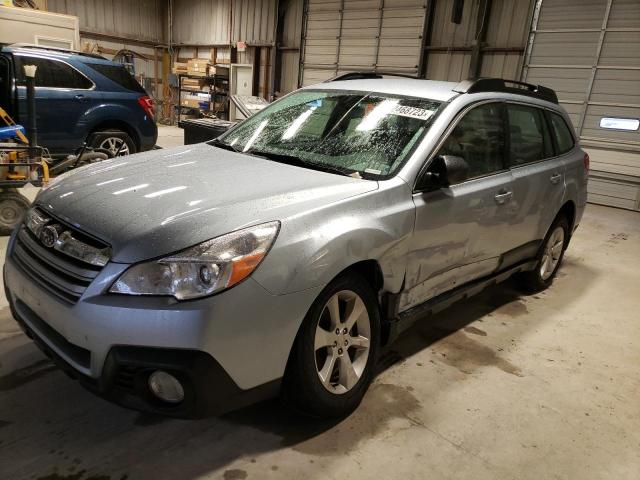 4S4BRBAC5E3309757 - 2014 SUBARU OUTBACK 2.5I SILVER photo 1