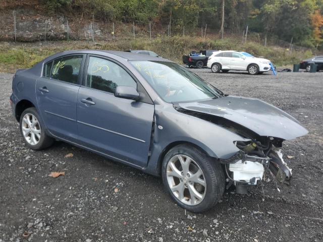 JM1BK32G581123460 - 2008 MAZDA 3 I ნაცრისფერი ფოტო 4