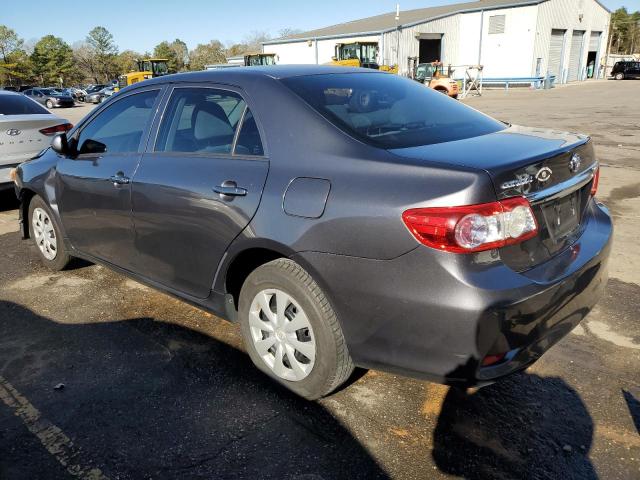 JTDBU4EE9DJ121845 - 2013 TOYOTA COROLLA BASE GRAY photo 2