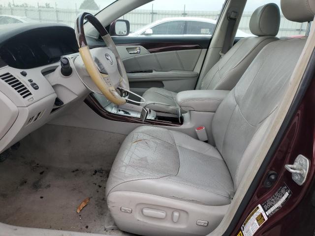 4T1BK36B58U263260 - 2008 TOYOTA AVALON XL BURGUNDY photo 7