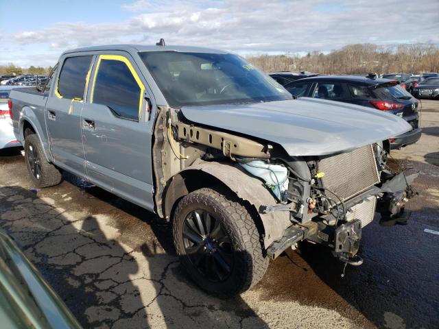 1FTEW1E42KFA24015 - 2019 FORD F150 SUPERCREW GRAY photo 4