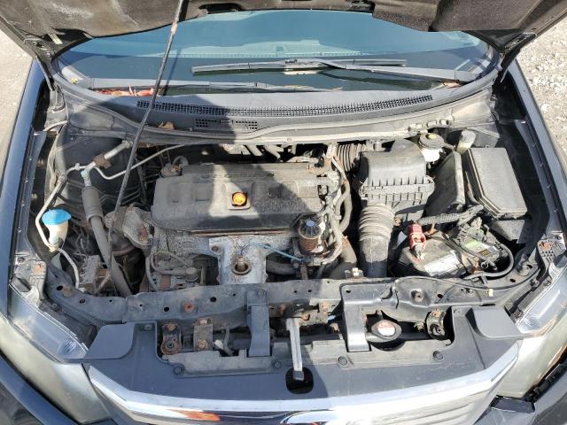 19XFB2E5XCE064904 - 2012 HONDA CIVIC LX შავი ფოტო 11