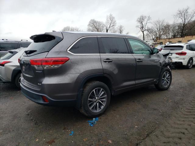 5TDJGRFHXJS049013 - 2018 TOYOTA HIGHLANDER HYBRID GRAY photo 3