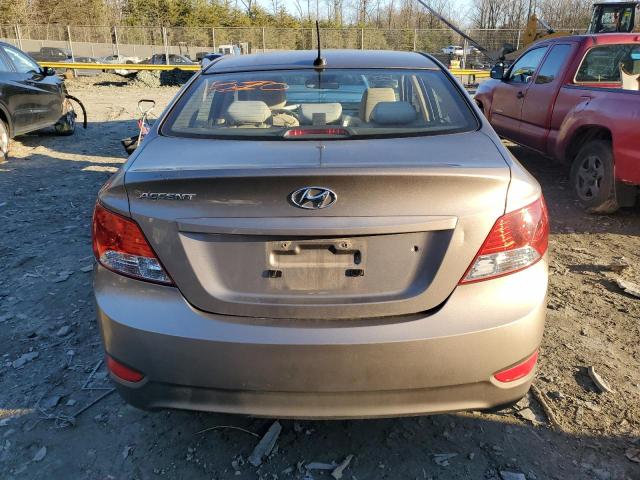 KMHCT4AE5DU416772 - 2013 HYUNDAI ACCENT GLS BROWN photo 6