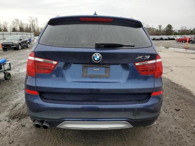 5UXWX9C31H0W73132 - 2017 BMW X3 XDRIVE28I BLUE photo 6